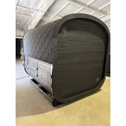 Outdoor Sauna CS25T Eco 250 cm with Harvia Cilindro 9 kW Heater