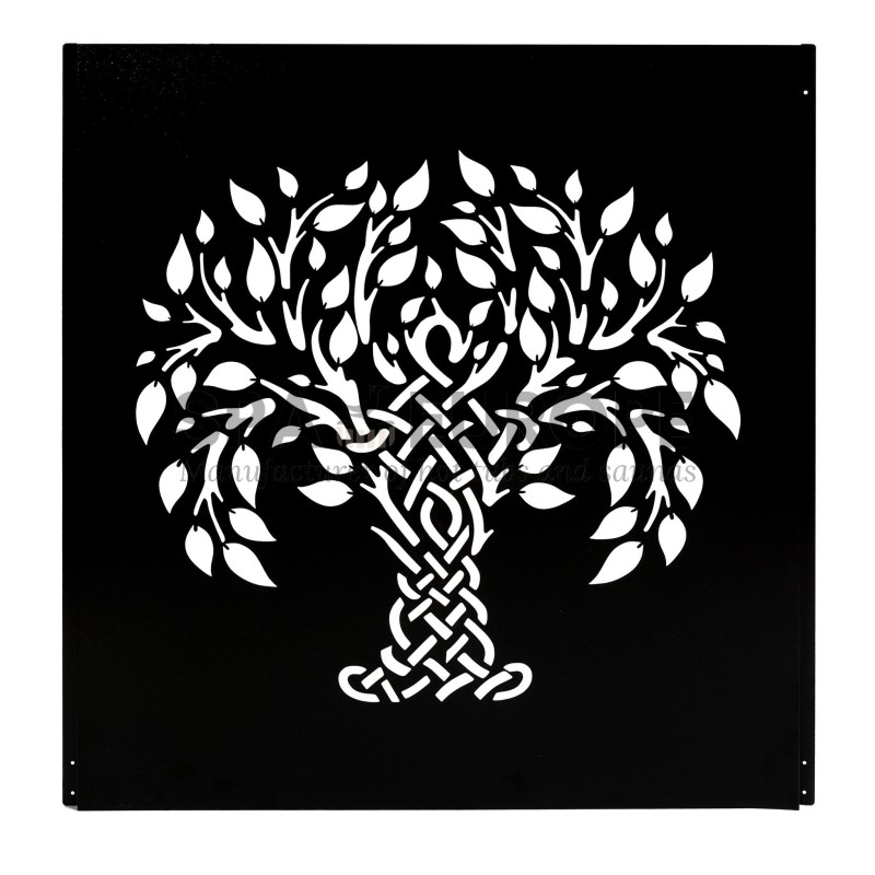 Decorazione in metallo per tinozza – Albero