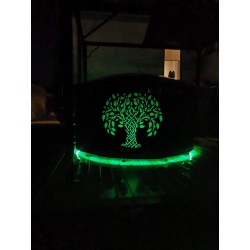 Decorazione in metallo per tinozza – Albero