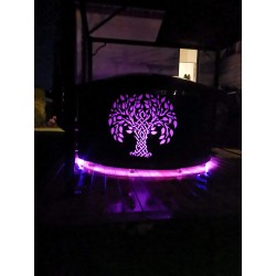 Decorazione in metallo per tinozza – Albero