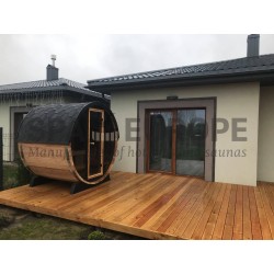 Sauna a botte da esterno BS20, 2-4 posti