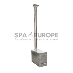 50 cm holzbefeuerte Außenheizung